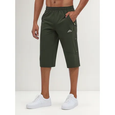 Magcomsen Pantalones Cortos Capri Para Hombre, Secado Rápido