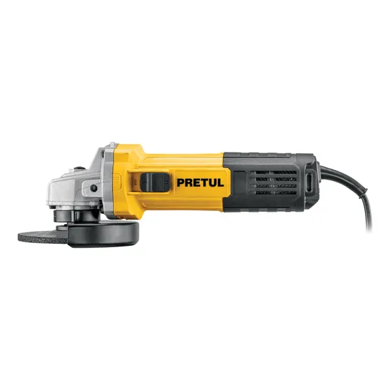 Esmeriladora Angular 4-1/2' 550 W Pretul ESMA-4-1/2P5 Color Amarillo Frecuencia 60 Hz