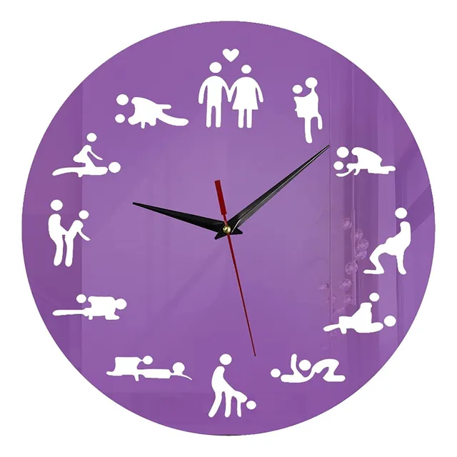 Mqqylbhds Reloj Pared Cuarzo Posicion 24 Hora Para Adulto :