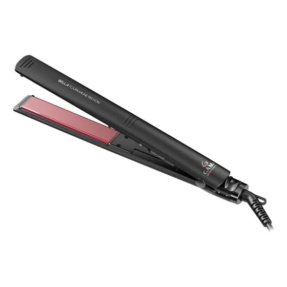 Plancha De Cabello Gama Tourmaline Bella Color Negro