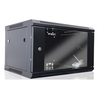 Gabinete Enson Montaje Pared, Rack 19in, 6 Ur Ensamblado Gabinete Enson Montaje Pared, Rack 19in, 6 Ur Ensamblado