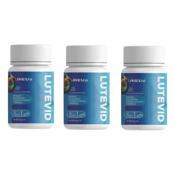 3pack Lutevid Ltanis, Para Mejorar La Visión 20 Caps Sfn 3