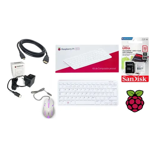 Raspberry Pi 400 Computador pessoal | MercadoLivre
