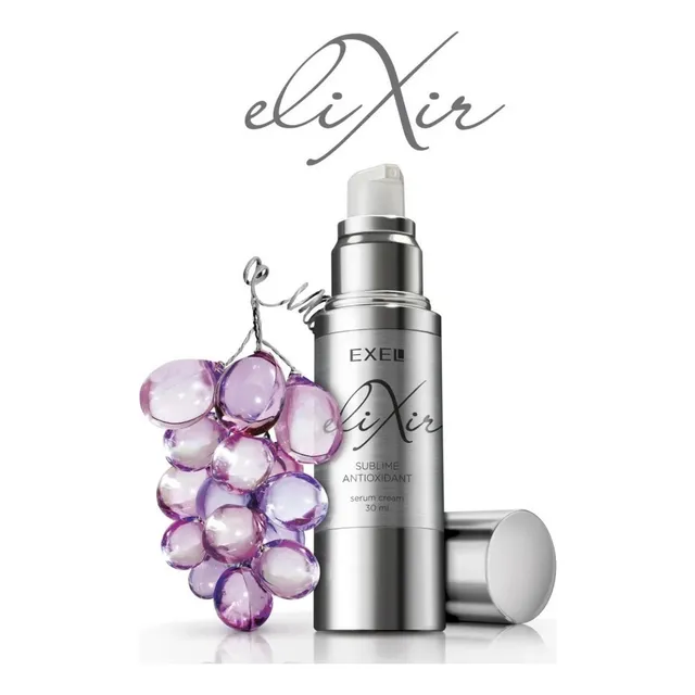 Crema Facial Resveratrol Troxerutina Vitamina C Elixir Exel