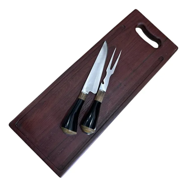 Conjuntos De Cuchillo Artesanal + Grabado. 