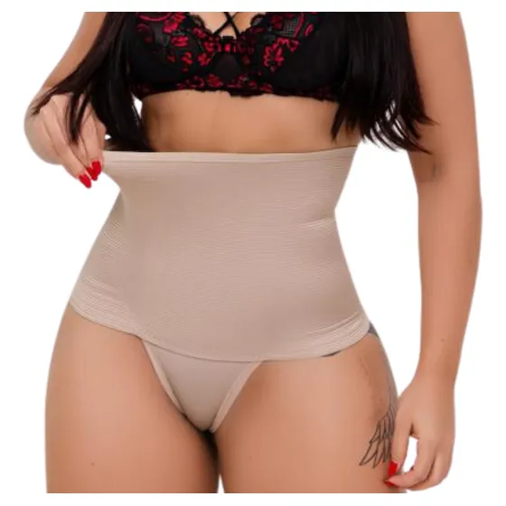 Calcinha Modeladora Alta Compressão Zero Barriga Não Marca
