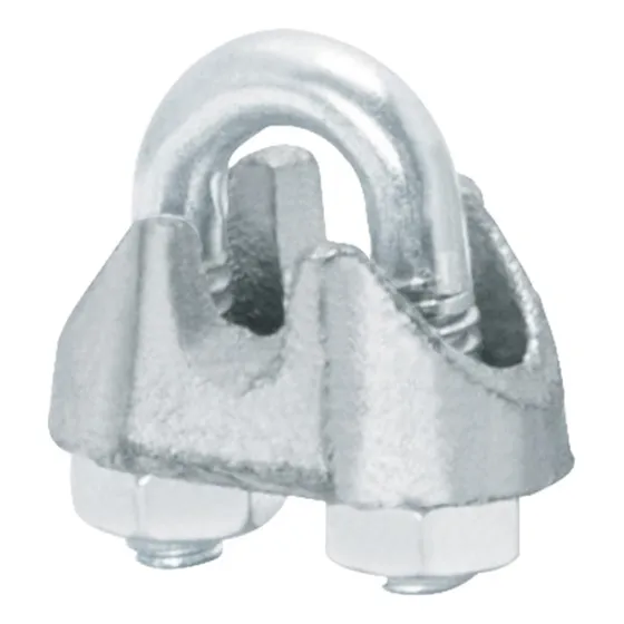 Bolsa Con 100 Nudos (perros) De Hierro Para Cable De 1/8'