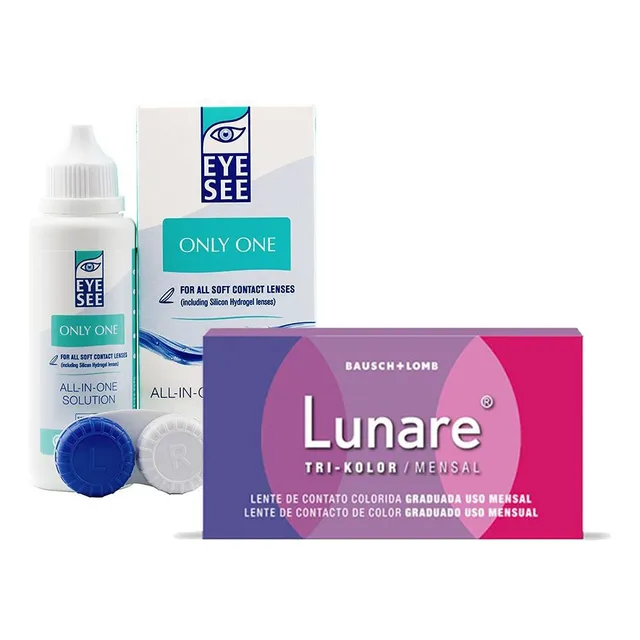 Lentes De Contacto De Color Lunare + Liquido. Óptica Paesani