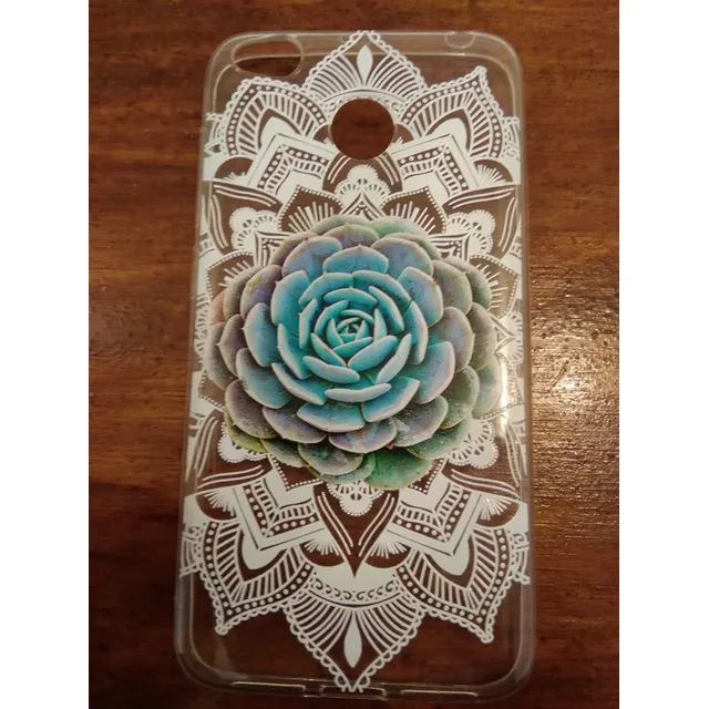 Funda Silicona Compatible Con Xiaomi Redmi 4x Flor Mandala