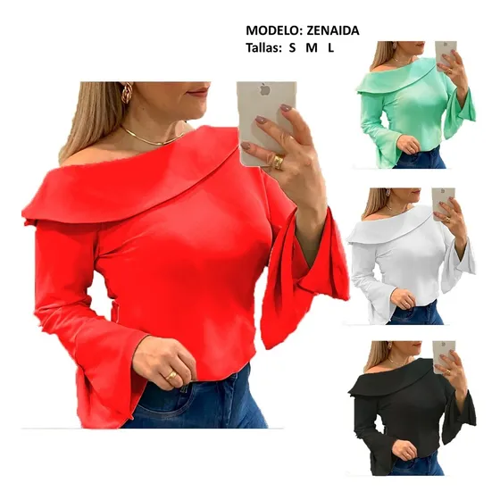 Blusas Damas Casuales Modelo Zenaida 