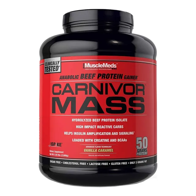 Proteina Musclemeds Carnivor Mass 6 Libras Mercado Envios