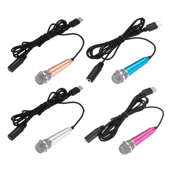 Mecanixity 4 Pcs Mini Micrófono, Mini Micrófono De Micrófono