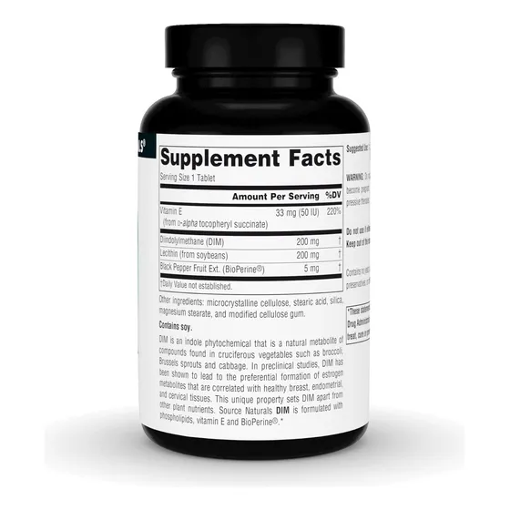 Source Naturals Dim Tableta De 200 Mg, 60 Unidades