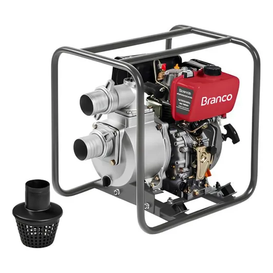 Motobomba Autoescorvante À Diesel 3 Pol. 7cv Bd705 Branco
