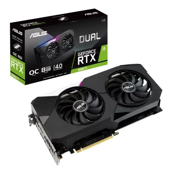 Mercado Livre Placa De Video Asus Geforce Rtx 3060 Ti 8gb Gddr6 256bit image