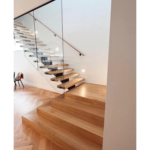 Revestimiento Escalera Madera Guayubira Roble Incienso 