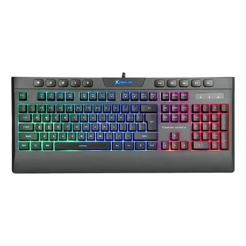 Teclado Gamer Semi Mecânico Xzone Gts-01 Iluminação Led Cor de