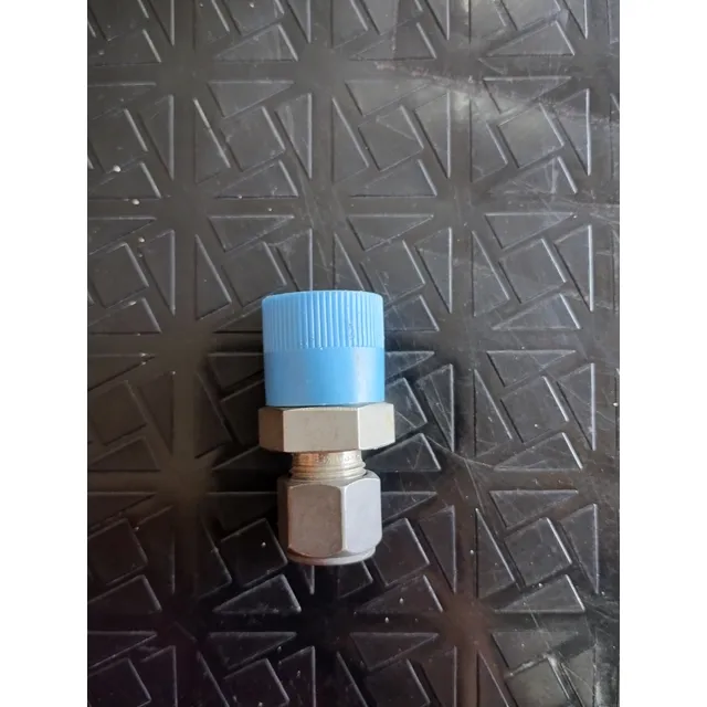 Conector Macho Recto Acero Inoxidable 316 3/8 Od X 1/2 Npt