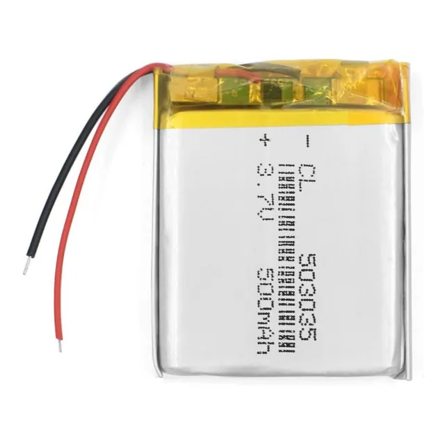 Nueva Batería 3.7v 500 Mah 503035 Litio Celda Pack Polimero