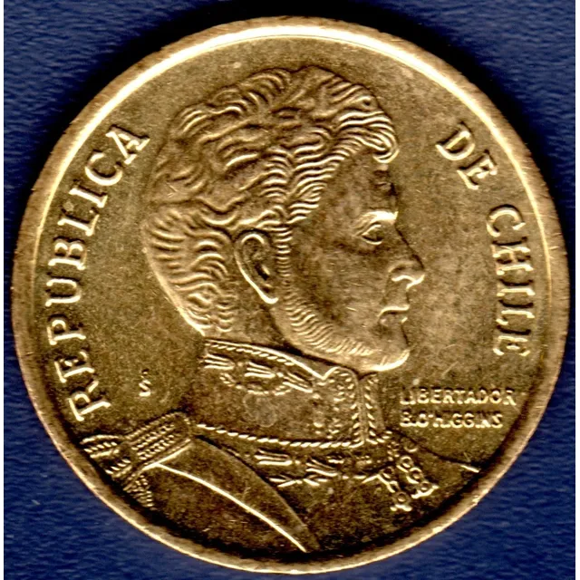 10 Pesos 2013 Moneda De Chile Bernardo O´higgins