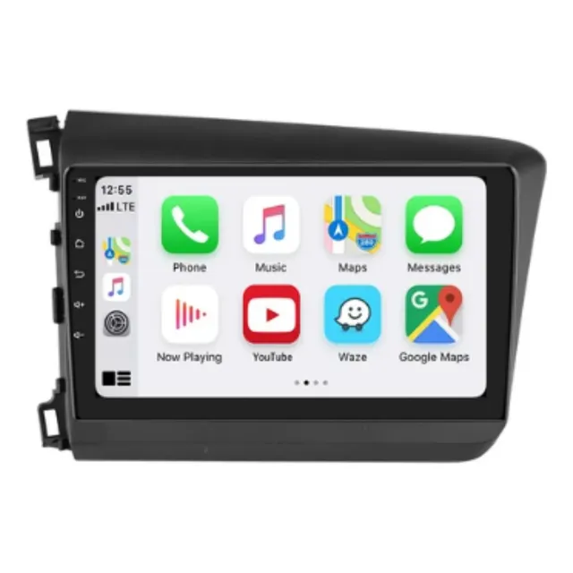 Central Multimídia Civic G9 2012/2014 Android E Gps Wifi Bt