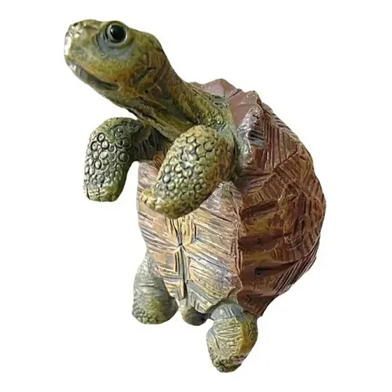 Mini Tortuga Decoracion Colgada De Maceta