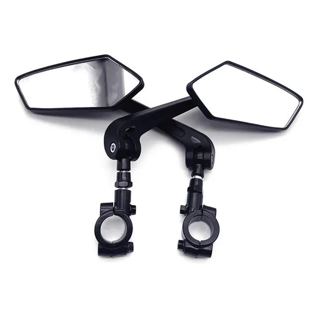 Espejo Convexo For Manillar De Moto, Scooter, Negro, 22 Mm,