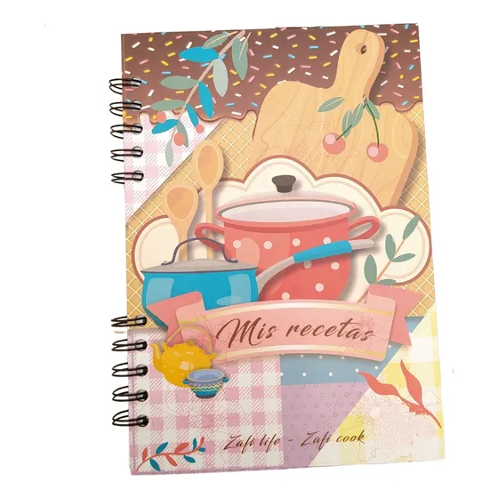 Cuaderno Para Escribir Recetas
