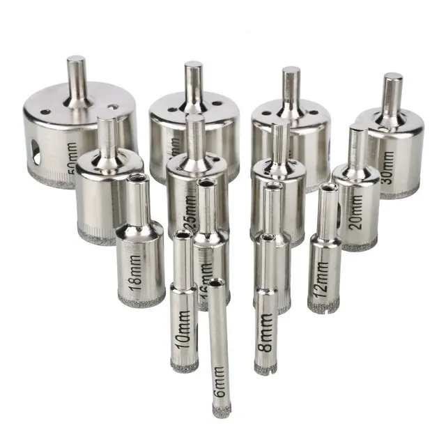 Set 15 Brocas Marmol Vidrios Granito Ceramica Porcelanato