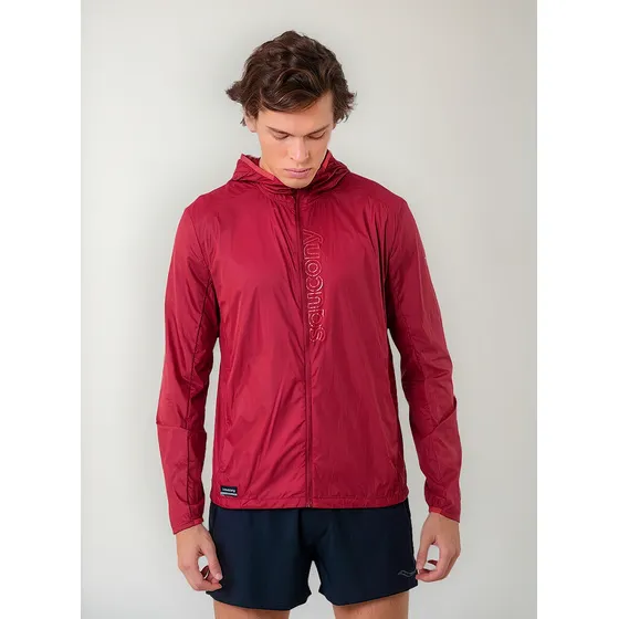 Campera Rompevientos Saucony Peregrine Packaway Hombre Runni