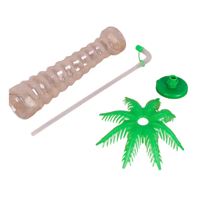 Pack De 4 Botellas De Agua De 900 Ml Con Forma De Palmera De