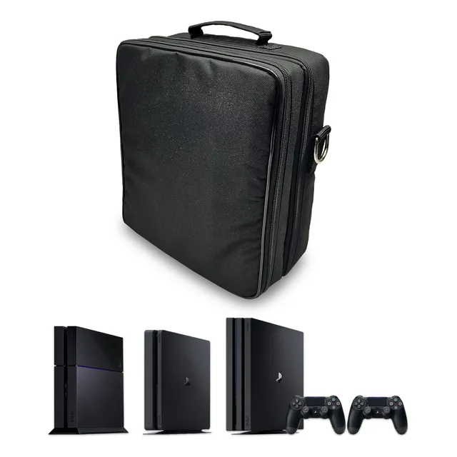 Bolsa Para Ps4 Fat Slim Pro Mochila Transporte Viagem