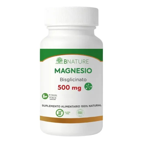 Magnesio Bisglicinato B Nature - 90 caps - Descanso, Relajación y Sueño