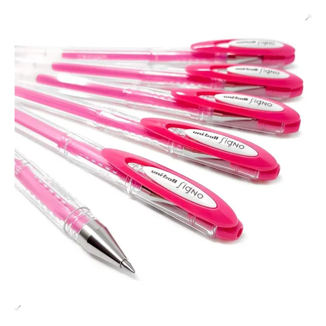 Caneta Gel Rosa Marcação Designer Sobrancelha Aproveite 12un