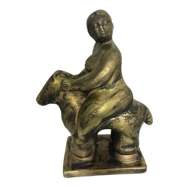 Figura Mujer Robusta Imagen Busto 30cm De Alto Arte En Yeso 
