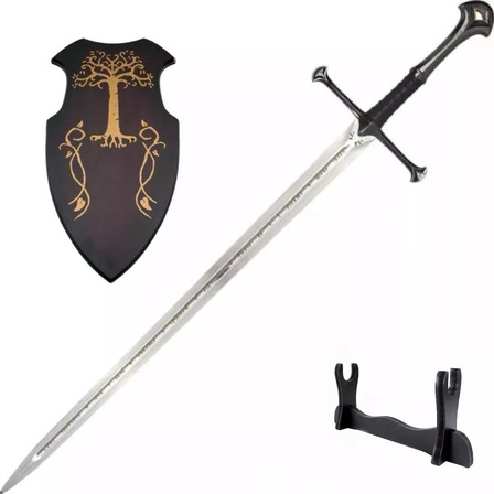 Espada Anduril Aragorn Senhor Dos Anéis Original Com Suporte Espada Anduril Aragorn Senhor Dos Anéis Original Com Suporte