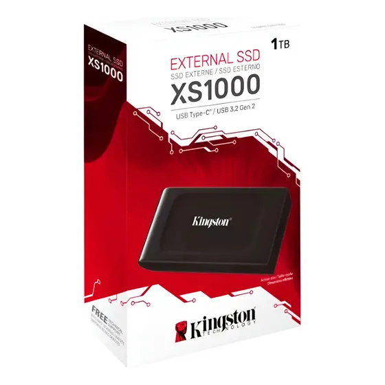 Disco Duro Ssd Kingston Sxs1000/1000g Externo Usb 3.0 De 1tb Color Negro