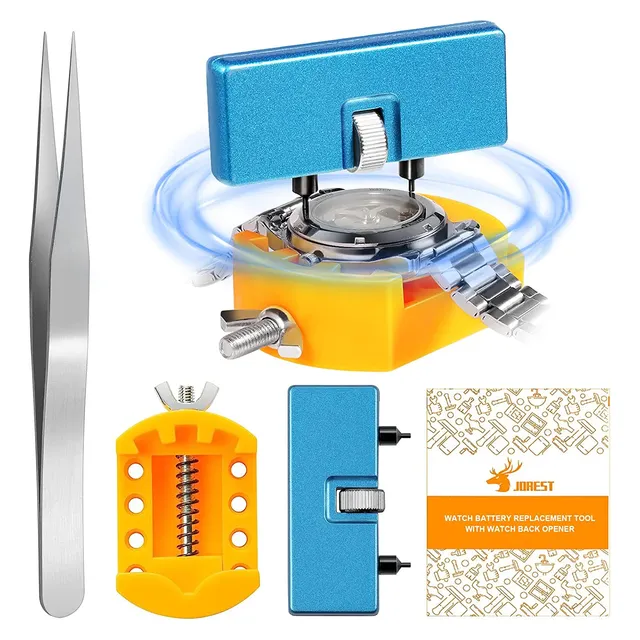 Jorest Kit De Repuesto De Pila De Reloj, Llave Para Abrir...