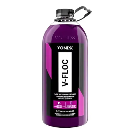 V floc Shampoo Automotivo Neutro Concentrado 3L Vonixx