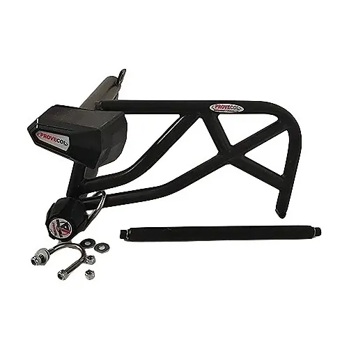 Defensa Tipo Stunt Ttr 200/150/125 Color Negro Provecol 