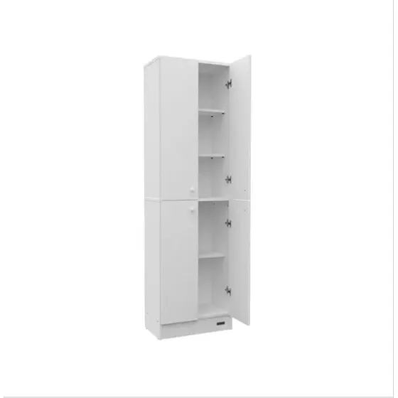 Despensero Mosconi 1,70mts 4 Puertas Blanco Melamina Cocina