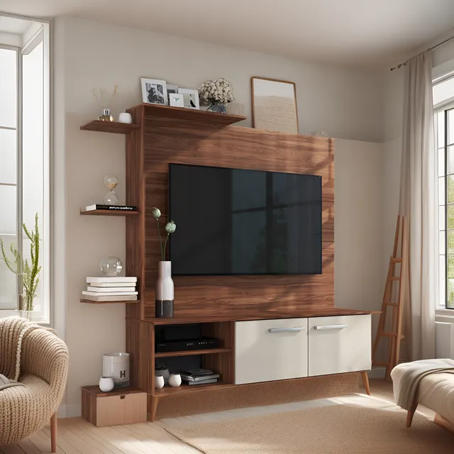 Rack Modular Para Tv Home Theater Con Estantes Moderno LG
