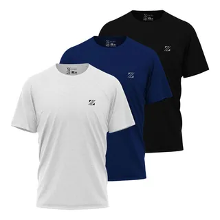 Kit 3 Camisetas Masculinas Fio 30.1 Camisa 100% AlgodĂŁo Kit 3 Camisetas Masculinas Fio 30.1 Camisa 100% AlgodĂŁo