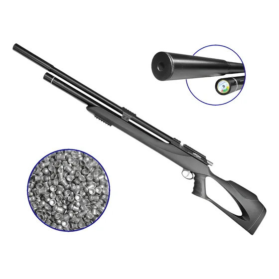 Rifle Pcp Fox M25 Regulado 950 Fps Cerrojo 5,5 / 6,35