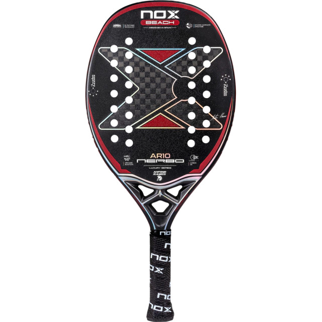 Nox Nerbo Ar10 Raquete De Beach Tennis Mais Bolinhas E Grip Nox Cor Preto Nox Nerbo Ar10 Raquete De Beach Tennis Mais Bolinhas E Grip Nox Cor Preto