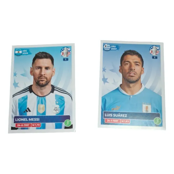 Lionel Messi + Luis Suarez Copa America Usa 2024 Panini 