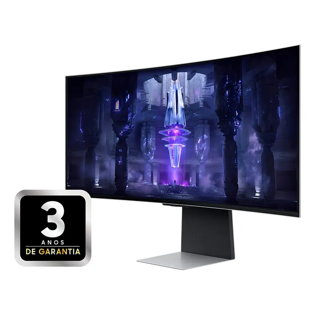 Monitor Gamer Samsung con pantalla de 34" 175Hz 220V y resolución WQHD