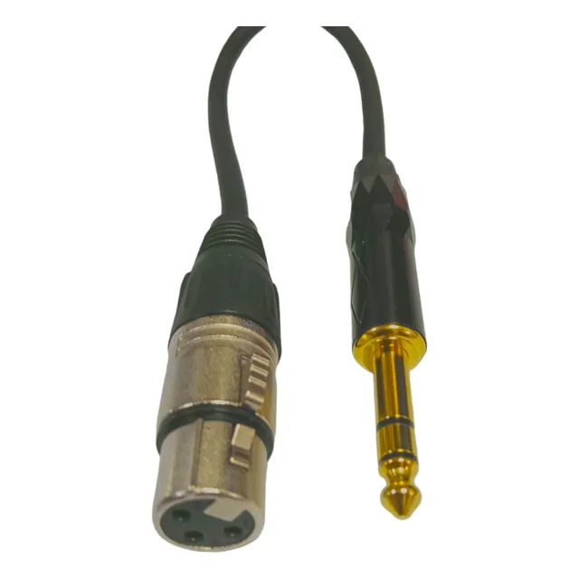 Cable Xlr Canon A Plug 1/4 Stereo Balanceado Calidad  A 