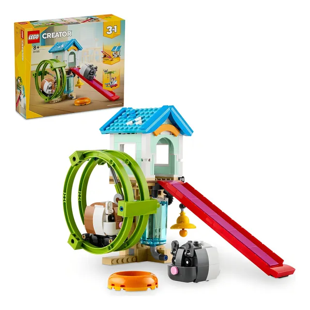 Lego Creator 3 En 1 Rueda De Hamster Mascotas 31155