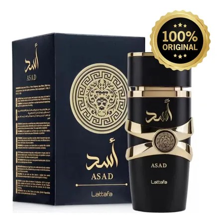 🌟 FRAGRÂNCIA EXCLUSIVA COM DESCONTO

*Perfume Lattafa Asad 100ml Eau De Parfum Original Árabe*
~R$ 235,99~ → *R$ 147,60* no Pix
💥 *37% OFF*

✅ Aroma marcante e duradouro para ocasiões especiais  
✅ Produto original com nota fiscal e selo de autenticidade 